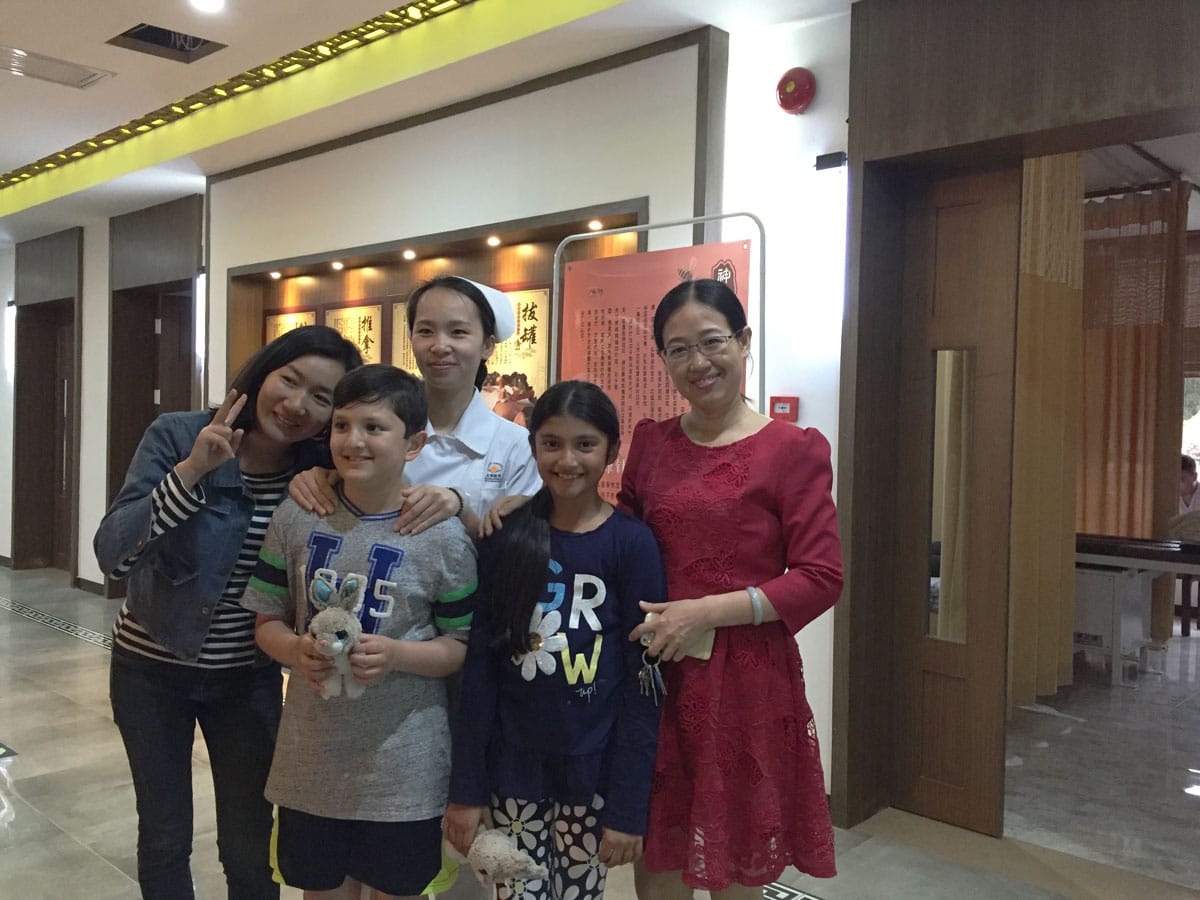 paciente en China para el tratamiento de células madre para el autismo