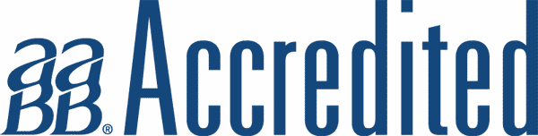 Logotipo de acreditación AABB de la Asociación Americana de Bancos de Sangre