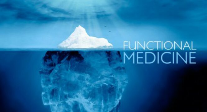 Medicina funcional usando analogía iceberg